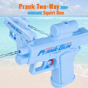 Two-Way Prank Water Gun | Reversible Squirt Battle Toy | Outdoor Summer Party Fun & Creative Jokes (Random Color)