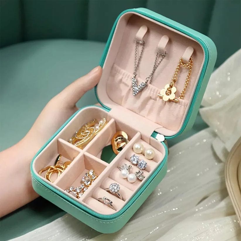 QSJ-178 Mini Jewelry Organizer – Compact Storage Box, Elegant and Practical Accessory for Women- RANDOM COLOUR - Image 5
