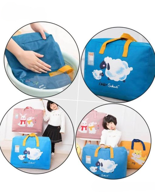 Baby Dinosaur Cloth Organizer and Storage Handbag Portable | Portable Storage Bag | ( Random Color & Mix Design ) - Image 12